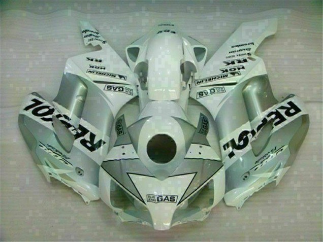 White Silver Repsol 04-05 CBR1000RR Motorcycle Fairings White Silver Repsol 04-05 CBR1000RR Motorcycle Fairings