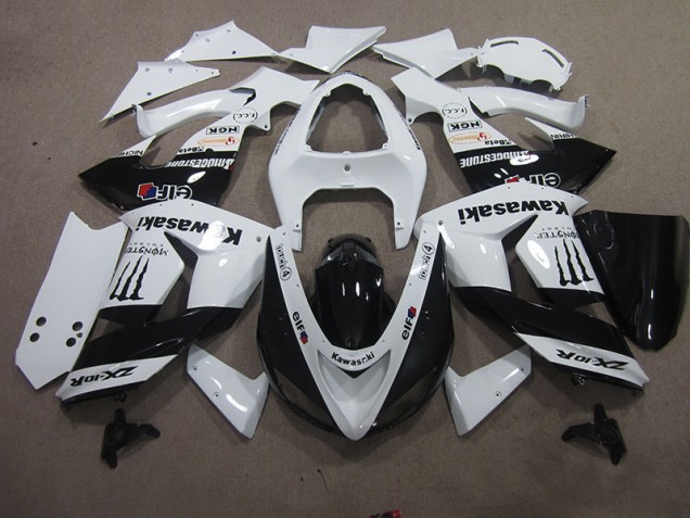 White Touch4 Monster 06-07 ZX10R Motorcycle Fairings White Touch4 Monster 06-07 ZX10R Motorcycle Fairings