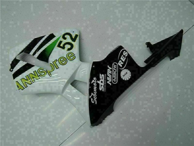 White Yellow Green 52 05-06 CBR600RR Motorcycle Fairings White Yellow Green 52 05-06 CBR600RR Motorcycle Fairings