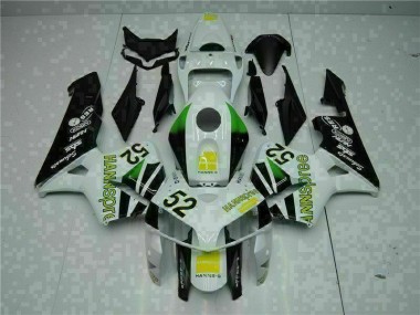 White Yellow Green 52 05-06 CBR600RR Motorcycle Fairings