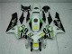 White Yellow Green 52 05-06 CBR600RR Motorcycle Fairings White Yellow Green 52 05-06 CBR600RR Motorcycle Fairings