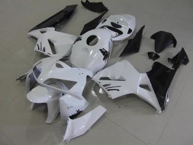White with Special Decals 05-06 CBR600RR Motorcycle Fairings