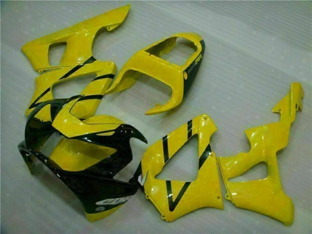 Yellow 00-01 CBR900RR 929RR Motorcycle Fairings Yellow 00-01 CBR900RR 929RR Motorcycle Fairings