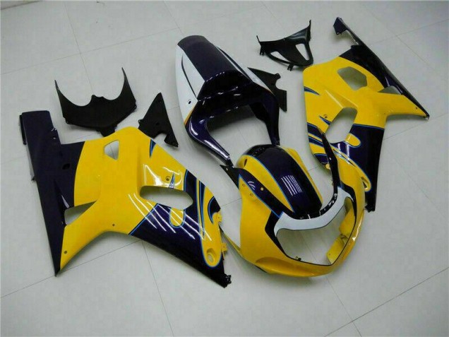 Yellow 01-03 GSXR 600/750 Motorcycle Bodywork Yellow 01-03 GSXR 600/750 Motorcycle Bodywork