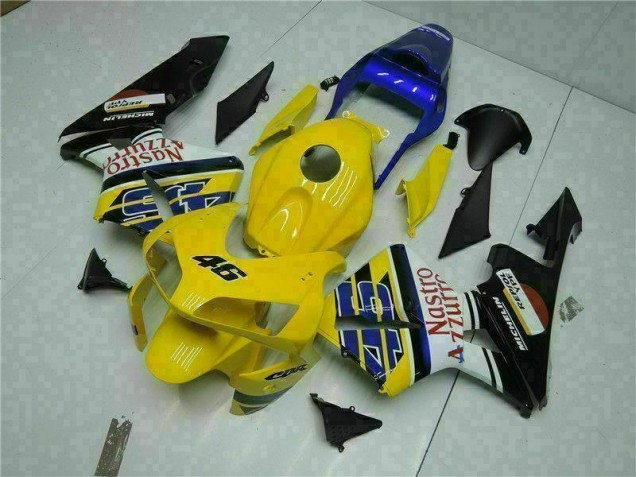 Yellow 03-04 CBR600RR Motorcycle Fairings Yellow 03-04 CBR600RR Motorcycle Fairings