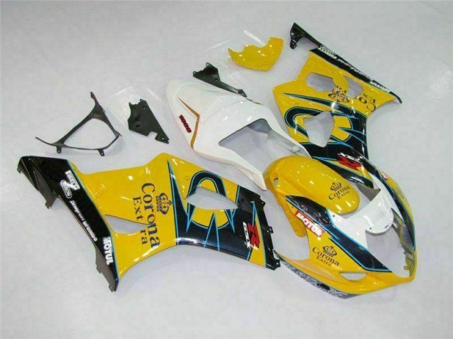 Yellow 03-04 GSXR 1000 Motorcycle Fairings Yellow 03-04 GSXR 1000 Motorcycle Fairings
