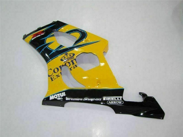 Yellow 03-04 GSXR 1000 Motorcycle Fairings Yellow 03-04 GSXR 1000 Motorcycle Fairings