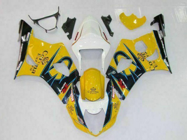 Yellow 03-04 GSXR 1000 Motorcycle Fairings Yellow 03-04 GSXR 1000 Motorcycle Fairings