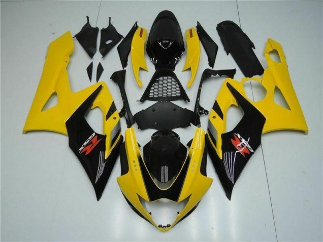 Yellow 05-06 GSXR 1000 Motorcycle Fairings