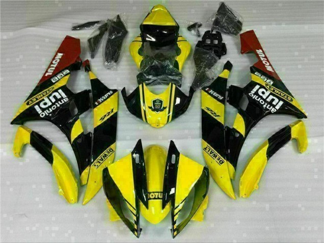 Yellow 06-07 YZF R6 Motorcycle Fairings