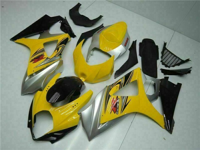 Yellow 07-08 GSXR 1000 Motorcycle Bodywork Yellow 07-08 GSXR 1000 Motorcycle Bodywork