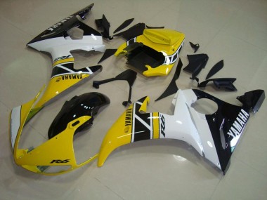 Yellow Anniversary 03-05 YZF R6 Motorcycle Fairings