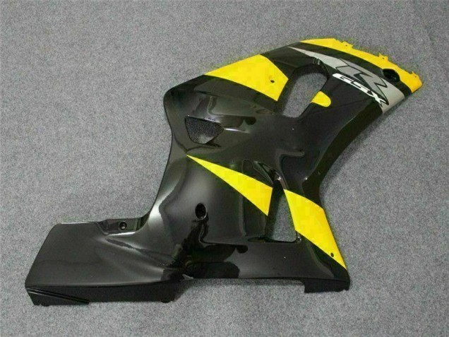Yellow Black 01-03 GSXR 600/750 Motorcycle Fairings Yellow Black 01-03 GSXR 600/750 Motorcycle Fairings
