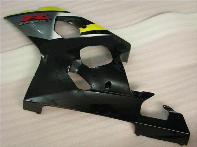 Yellow Black 04-05 GSXR 600/750 Motorcycle Fairing Yellow Black 04-05 GSXR 600/750 Motorcycle Fairing