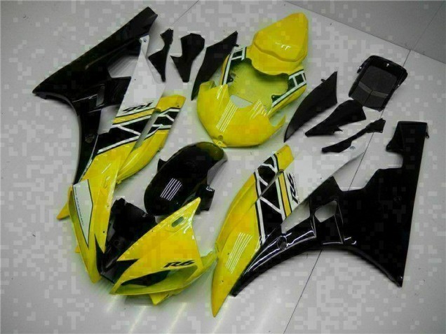 Yellow Black 06-07 YZF R6 Motorcycle Bodywork Yellow Black 06-07 YZF R6 Motorcycle Bodywork