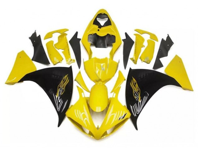 Yellow Black 09-11 YZF R1 Motorcycle Fairings