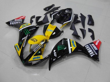 Yellow Black Monster 09-11 YZF R1 Motorcycle Fairing