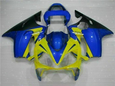 Yellow Blue 01-03 CBR600 F4i Motorcycle Fairings