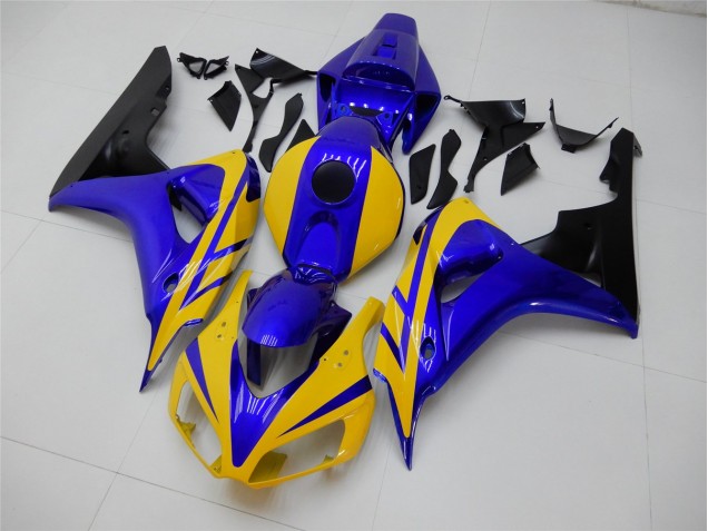 Yellow Blue 06-07 CBR1000RR Motorcycle Fairings