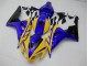 Yellow Blue 06-07 CBR1000RR Motorcycle Fairings