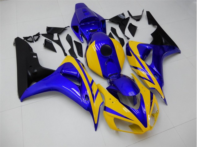 Yellow Blue 06-07 CBR1000RR Motorcycle Fairings