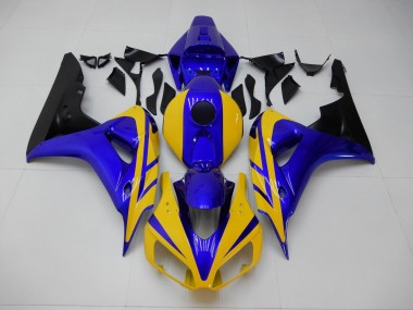 Yellow Blue 06-07 CBR1000RR Motorcycle Fairings