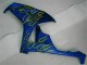 Yellow Flame Blue 06-07 CBR1000RR Motorcycle Fairings Yellow Flame Blue 06-07 CBR1000RR Motorcycle Fairings