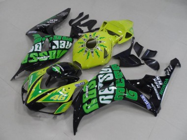 Yellow Green Rossi 06-07 CBR1000RR Motorcycle Fairings
