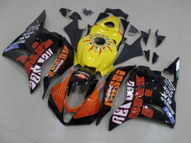 Yellow Rossi Race 09-12 CBR600RR Motorcycle Fairings