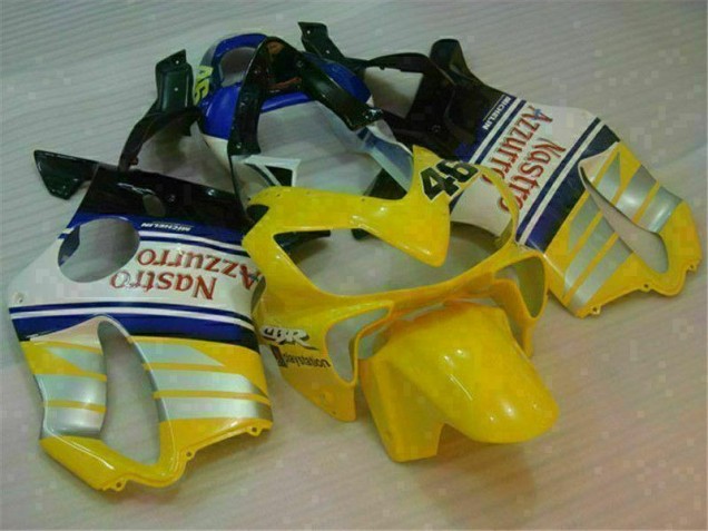 Yellow Silver Nastro Azzurro 01-03 CBR600 F4i Motorcycle Fairings Yellow Silver Nastro Azzurro 01-03 CBR600 F4i Motorcycle Fairings