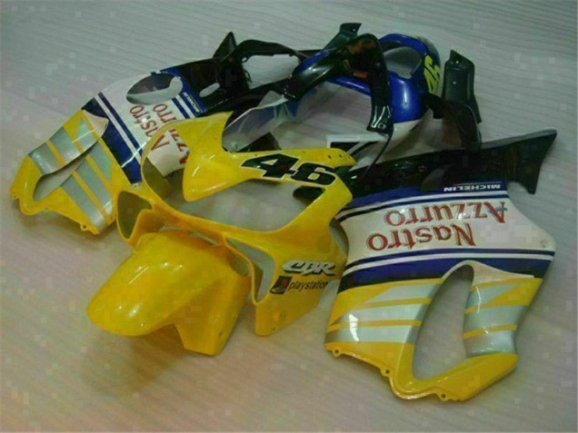 Yellow Silver Nastro Azzurro 01-03 CBR600 F4i Motorcycle Fairings Yellow Silver Nastro Azzurro 01-03 CBR600 F4i Motorcycle Fairings