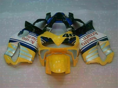 Yellow Silver Nastro Azzurro 01-03 CBR600 F4i Motorcycle Fairings