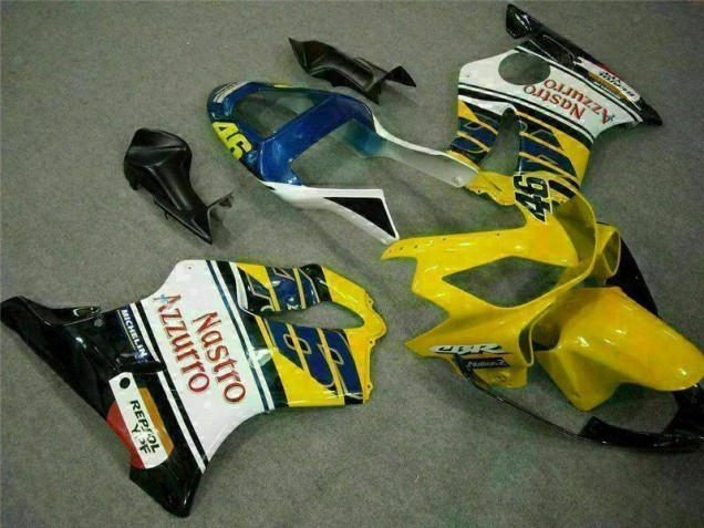 Yellow White 01-03 CBR600 F4i Motorcycle Fairings Yellow White 01-03 CBR600 F4i Motorcycle Fairings