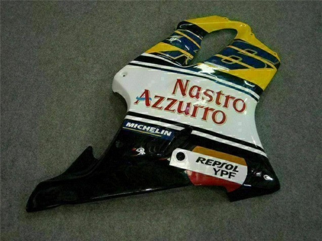 Yellow White 01-03 CBR600 F4i Motorcycle Fairings Yellow White 01-03 CBR600 F4i Motorcycle Fairings