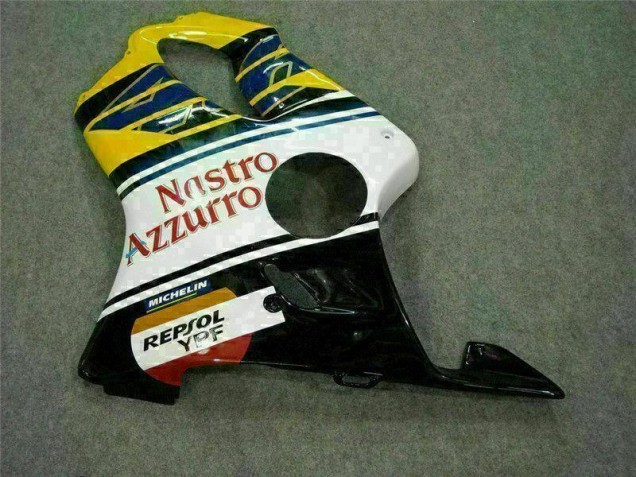 Yellow White 01-03 CBR600 F4i Motorcycle Fairings Yellow White 01-03 CBR600 F4i Motorcycle Fairings