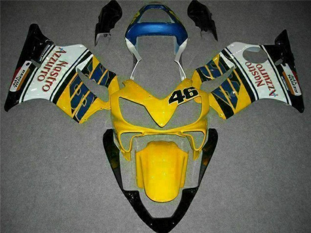 Yellow White 01-03 CBR600 F4i Motorcycle Fairings Yellow White 01-03 CBR600 F4i Motorcycle Fairings