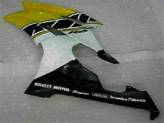 Yellow White 08-16 YZF R6 Motorcycle Fairings Yellow White 08-16 YZF R6 Motorcycle Fairings